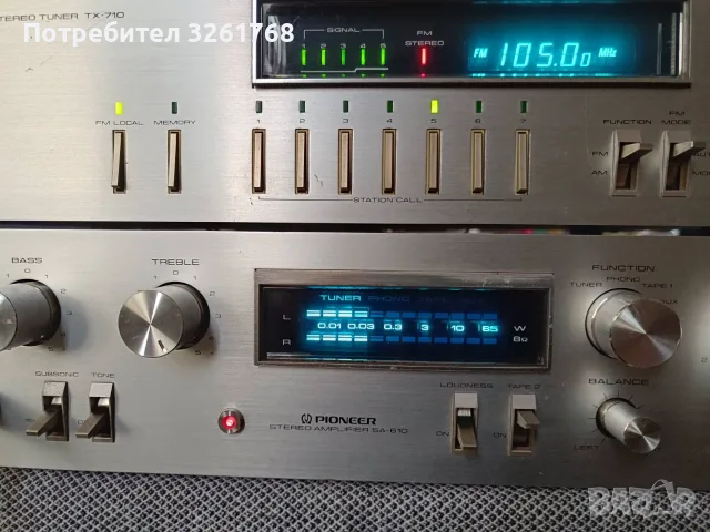 TUNER PIONEER TX-710, снимка 5 - Ресийвъри, усилватели, смесителни пултове - 56541973