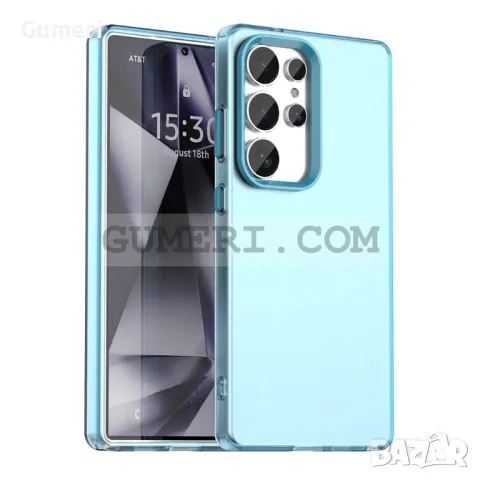 Samsung Galaxy S25 Ultra Противоударен Хибриден Гръб - Мат, снимка 4 - Калъфи, кейсове - 49221282