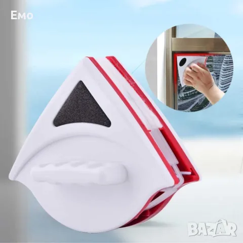 Уред за двустранно почистване на прозорци, снимка 3 - Други стоки за дома - 48758026