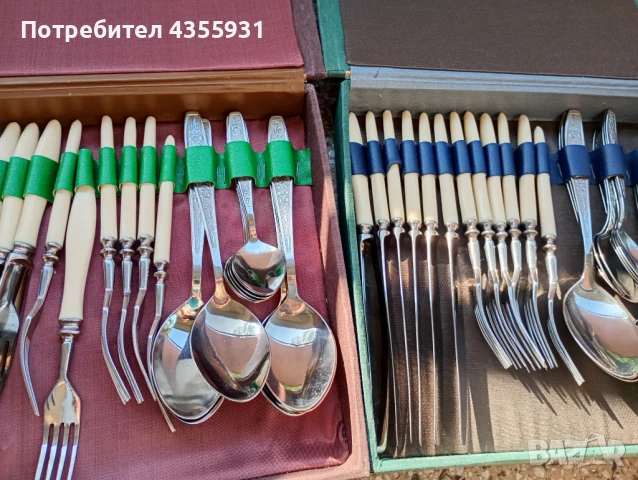 Неупотребяни Стари руски прибори за хранене старинни прибори , снимка 5 - Антикварни и старинни предмети - 50832995