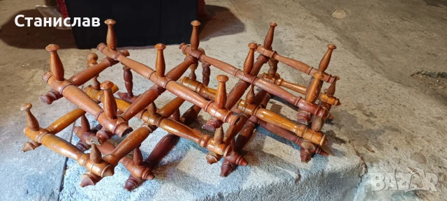 Дървени стенни ретро закачалки, снимка 4 - Закачалки - 50980018