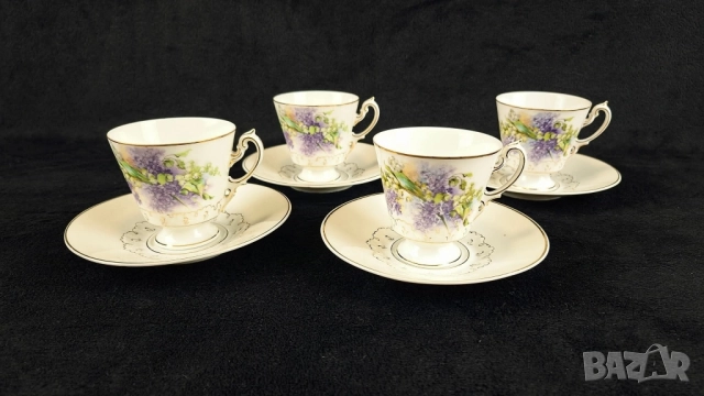 Комплект от 4 Винтидж Колекционерски Чаши