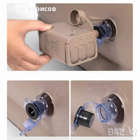 Двоен надуваем матрак с разтегателен диван за спане!, снимка 3 - Спални и легла - 53068850