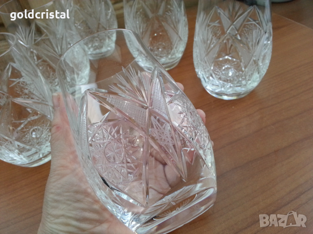Кристални чаши, снимка 13 - Антикварни и старинни предмети - 35858464
