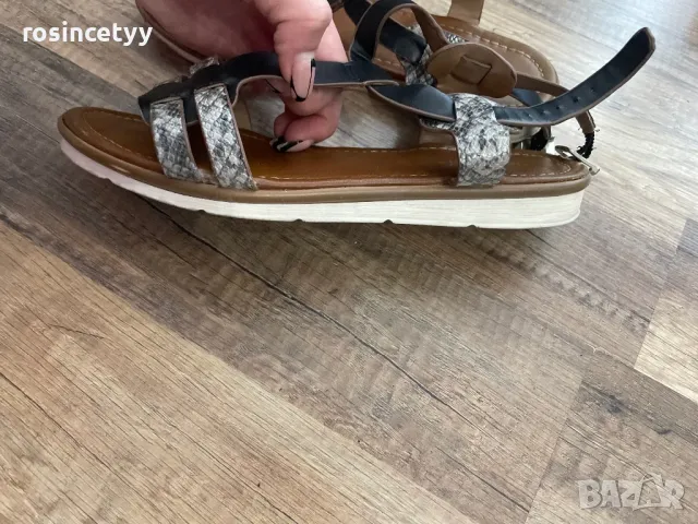 Черни сандали , снимка 3 - Сандали - 37126612