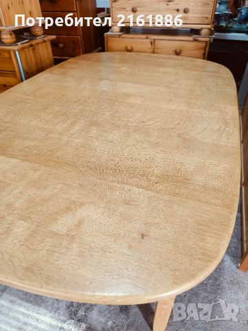 Дъбова трапезна маса , снимка 6 - Маси - 52012461