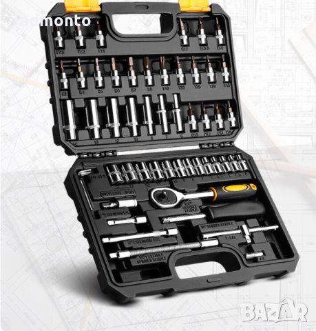 Ръчни инструменти комплект, професионално гедоре 53 части , снимка 7 - Куфари с инструменти - 31270736