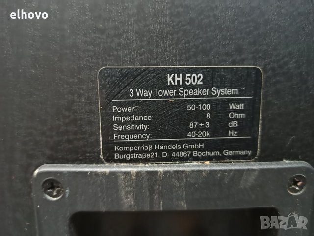 Тонколони Eltax KH-502, снимка 6 - Тонколони - 31187623