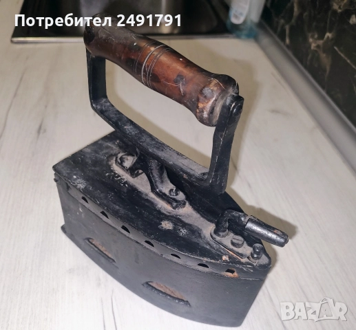 Българска ретро ютия, снимка 5 - Антикварни и старинни предмети - 52895778