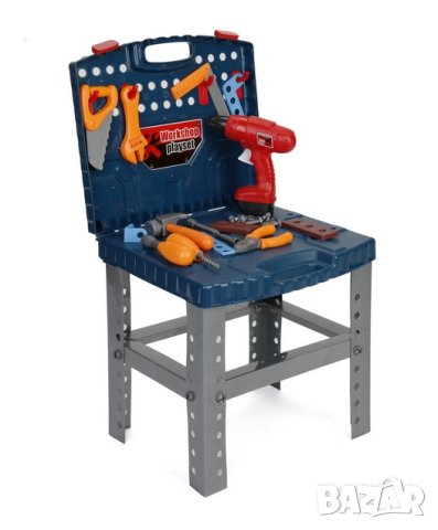 НОВО - Детската работна маса M-Toys Малкият майстор 2 in 1, снимка 2 - Конструктори - 40840715