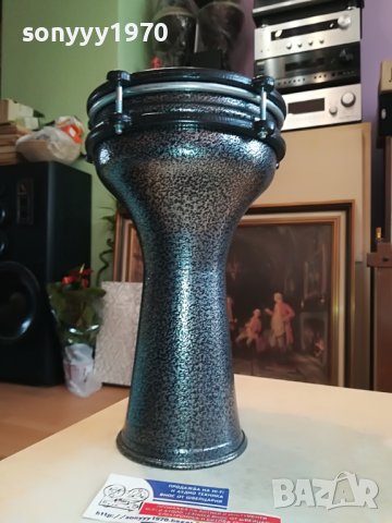 тарамбука 30см сива перла-металик 2403231037, снимка 9 - Ударни инструменти - 40117748