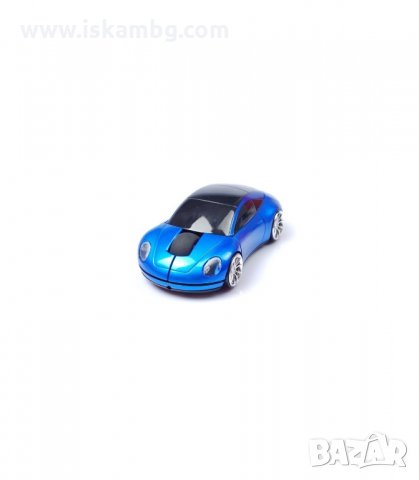 ОПТИЧНА МИШКА С ДИЗАЙН НА АВТОМОБИЛ - код ПОРШЕ-синя