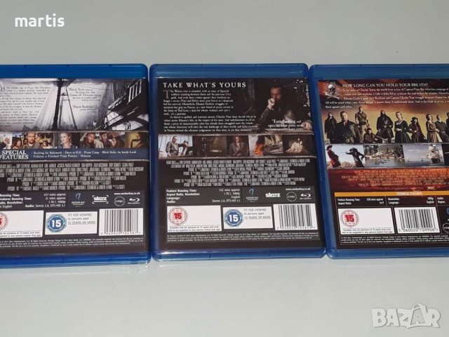 Blu-Ray BLACK SAIL/отлично състояние сезони 1-3 /, снимка 7 - Blu-Ray филми - 42465444