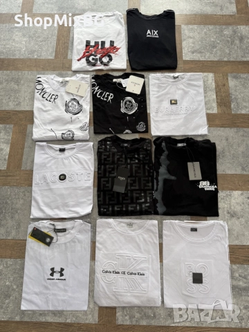 Calvin , Lacoste , Nike , Armani и др. мъжки тениски 
