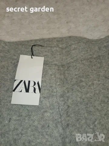 Дамски плетен панталон Zara, снимка 2 - Панталони - 55979175
