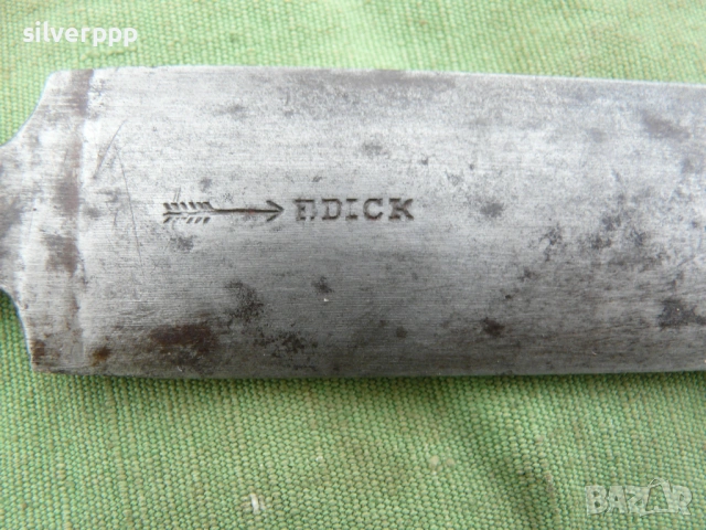  Стар плосък масат F.Dick - 194 , снимка 3 - Други ценни предмети - 54150166