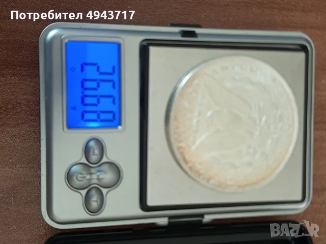 Американски сребърен долар , снимка 7 - Нумизматика и бонистика - 56458573