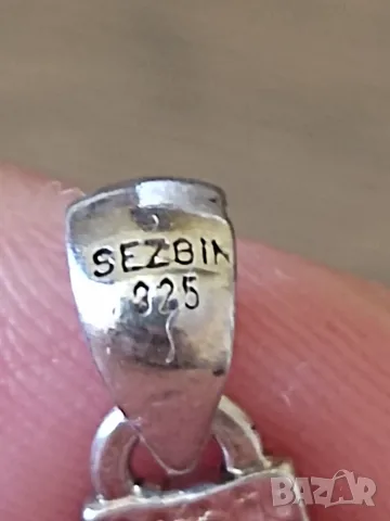 Сребърен кръст Sezgin, снимка 4 - Колиета, медальони, синджири - 56352666