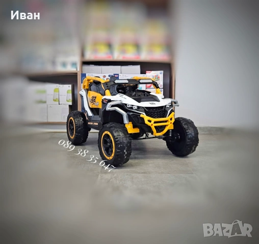 ТОП ЦЕНА!НОВО!Акумулаторен джип ARIZONA с 24V батерия,EVA гуми,4x4,USB