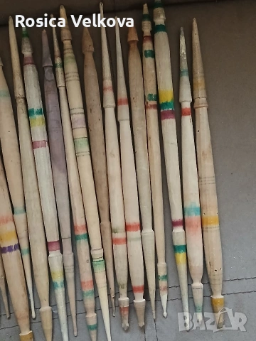 Старо ретро дървено вретено , снимка 3 - Антикварни и старинни предмети - 53242886