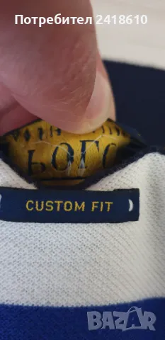 POLO Ralph Lauren USA Flag Pique Cotton Slim Fit Mens Size L  ОРИГИНАЛ! Мъжка Тениска!, снимка 15 - Тениски - 50436379