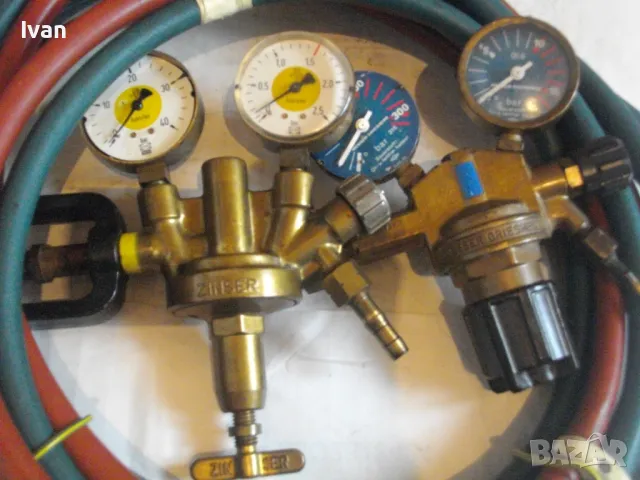 ОКСИЖЕН MESSER GRIESHEIM STARLET 1201 АЦЕТИЛЕНОВА ОКСИЖЕННА ГОРЕЛКА 2Х5м МАРКУЧИ И РЕДУЦИР ВЕНТИЛИ , снимка 7 - Други инструменти - 48090112