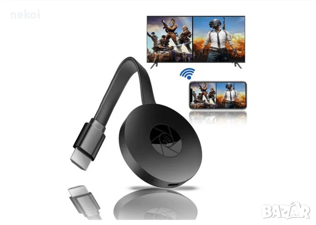 Мултимудиен плеър Chrome-Cast, HDMI, Предаване на мобилно устройство, снимка 4 - Друга електроника - 50683000