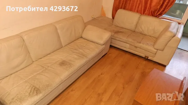 Ъглов кожен диван, снимка 4 - Дивани и мека мебел - 48927071