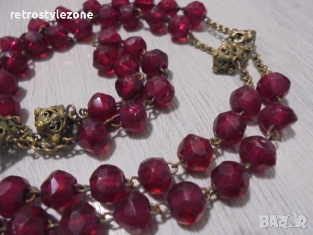 № 8412 Стара молитвена броеница / розарий /  , снимка 2 - Други ценни предмети - 52885241