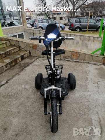 Електрическа Триколка A3 750W/48V/12Ah - BLACK  (Задно предаване), снимка 7 - Други - 37763722