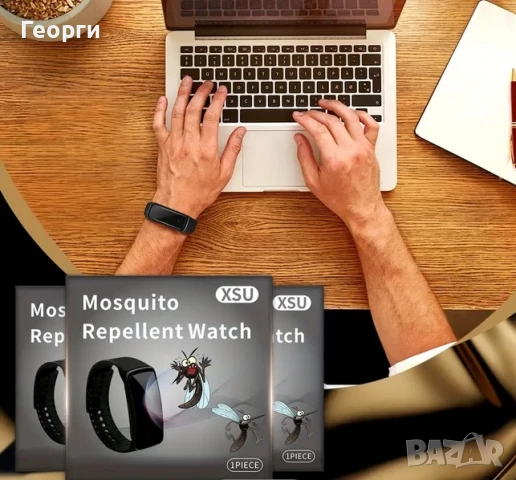 Електронна гривна против комари със звукова технология, снимка 4 - Друга електроника - 50873927