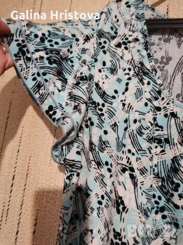 ЛЯТНА ЕФЕКТНА БЛУЗКА  РАЗМЕР ДО 2XL, снимка 2 - Тениски - 29426279