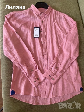 Нова ленена мъжка риза