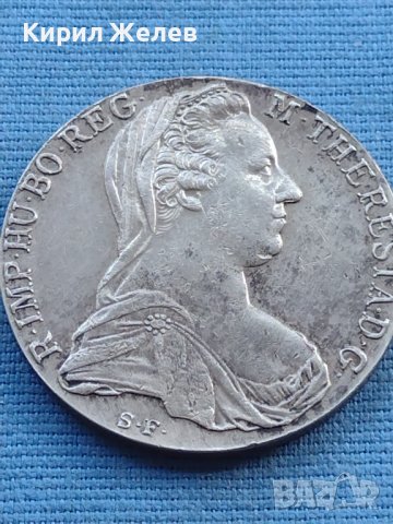 Сребърна монета Австрия талер 1780г. Мария Терезия от Хабсбург 40383, снимка 12 - Нумизматика и бонистика - 42755897
