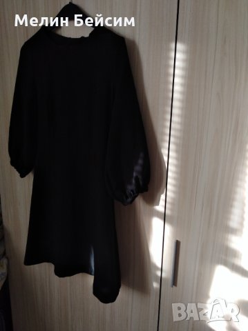 Дамска черна рокля, снимка 5 - Рокли - 31672724