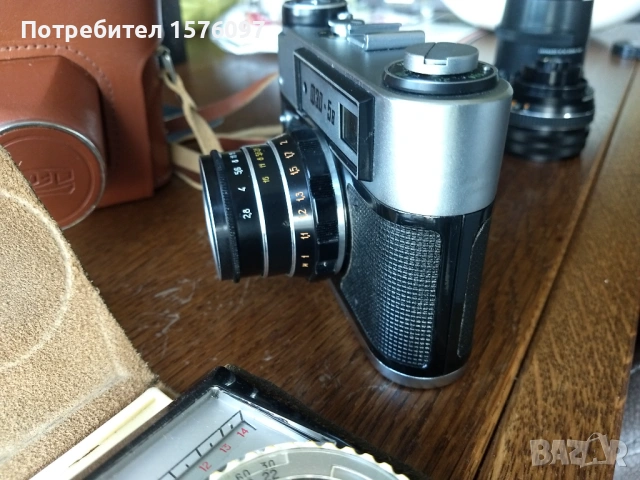 Тестван с филм ФЭД 5В / ФЕД 5B / FED 5B, обектив Industar 61 L/D 55mm, светкавица, светломер и филм , снимка 2 - Фотоапарати - 53909778