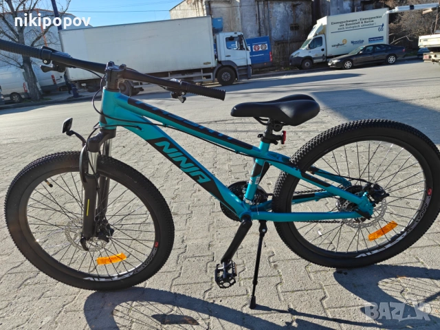 BG Алуминиев велосипед 24" NINJA син, снимка 8 - Велосипеди - 54334851
