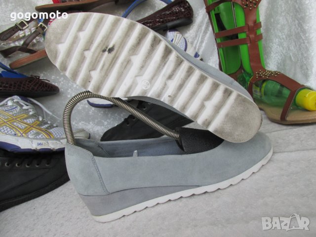 КАТО НОВИ дамски обувки 5th Avenue original, N- 38 - 39, 100% естествена кожа = набук = велур, снимка 8 - Дамски ежедневни обувки - 37649424