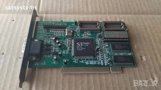 Видео карта S3 Super Trio 64V+ PCPartner 35-8237-21 1MB PCI, снимка 5 - Видеокарти - 34870577