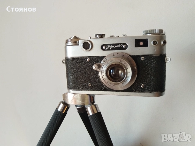 Фотоапарат ZORKI-4, Зоркий-5 СССР, снимка 2 - Фотоапарати - 35822942