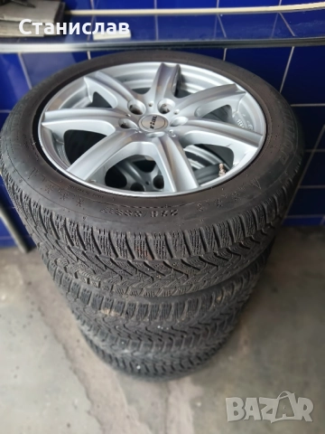 17 инча джанти + зимни гуми 225/50r17 за Хонда, снимка 11 - Гуми и джанти - 51689639