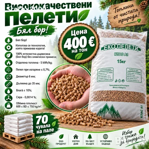 Висококачествени пелети налични