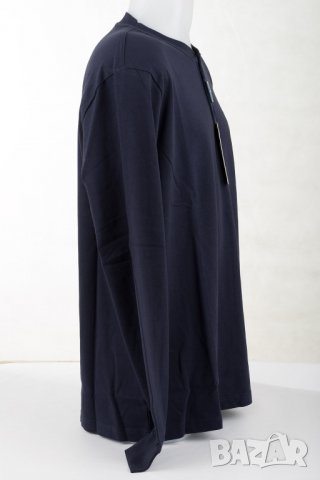 Тъмносиня памучна мъжка блуза марка Jimmy Sanders, снимка 4 - Блузи - 30351040