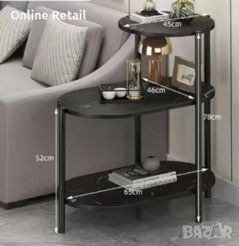 Компактна масичка с 3 рафта, снимка 2 - Маси - 48634845