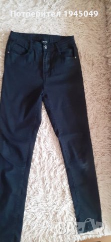 черен втален панталон ,размер ХС-С, снимка 1 - Панталони - 34526739