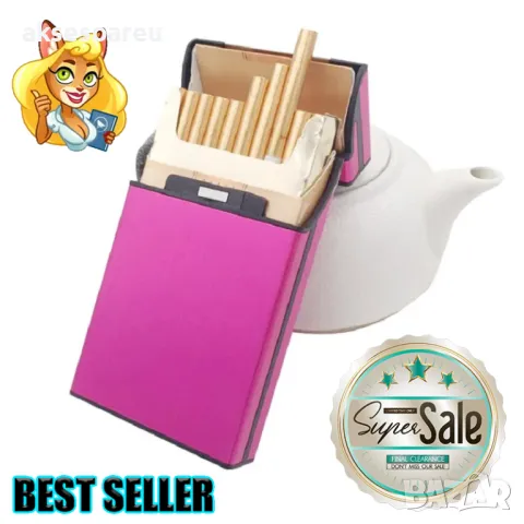 Нова Алуминиева табакера кутия за тънки Слим цигари мурати слим Murati slim контейнер за цигарите, снимка 16 - Табакери - 50332411