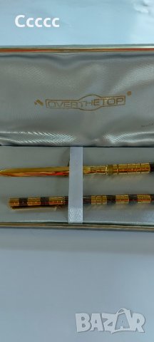 Луксозен комплект OVERTHETOP Itali нож за писма и химикалка , снимка 1