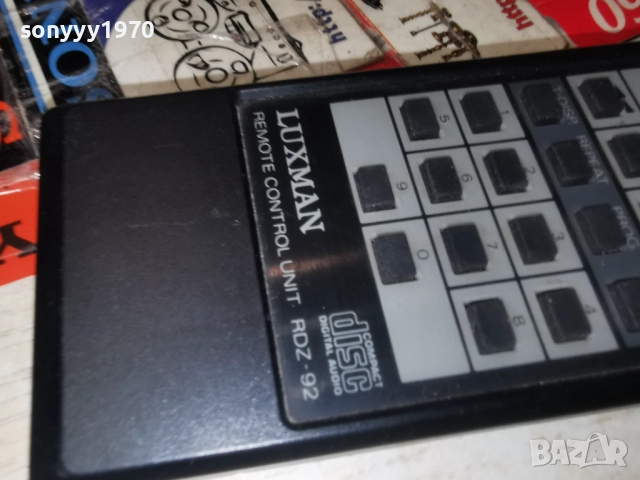 LUXMAN RDZ-92 REMOTE CONTROL-ВНОС SWISS 2212251810, снимка 3 - Ресийвъри, усилватели, смесителни пултове - 52877034