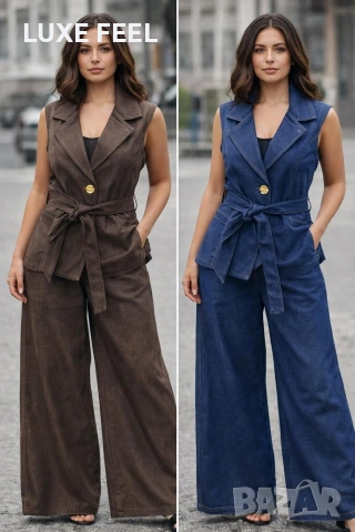 ✨Дамски Деним Комплекти 