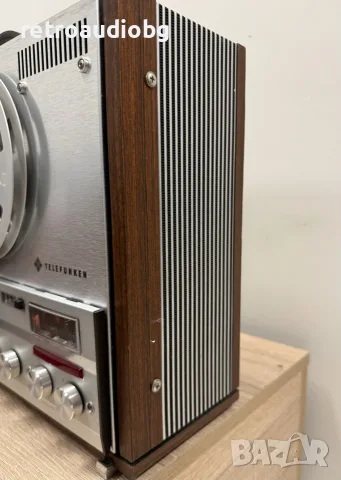 🔈Ретро ролков магнетофон с вграден усилвател и колони  TELEFUNKEN M204 TS E 4 - профилактиран, снимка 5 - Радиокасетофони, транзистори - 56180005